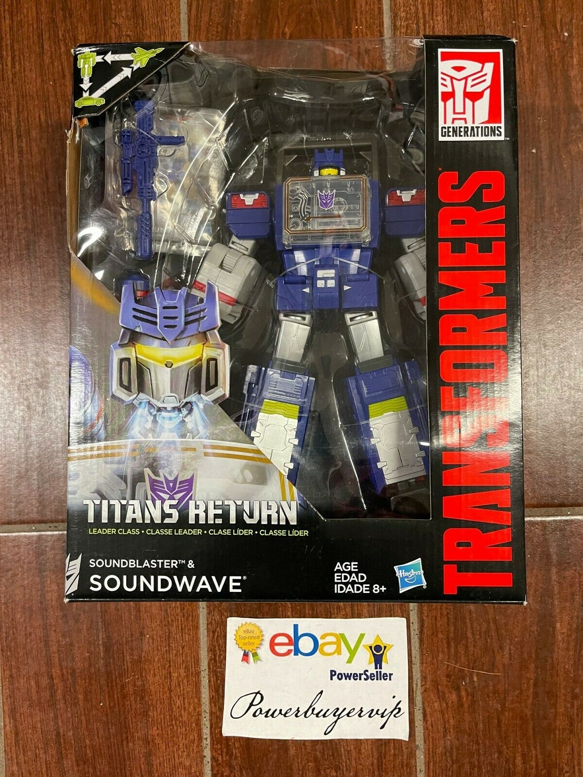 Transformers Generations Titans Return Soundwave and Soundblaster Action Figure - Click Image to Close